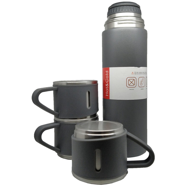 3 in 1 Vaccum Insulated Thermo Flask Set