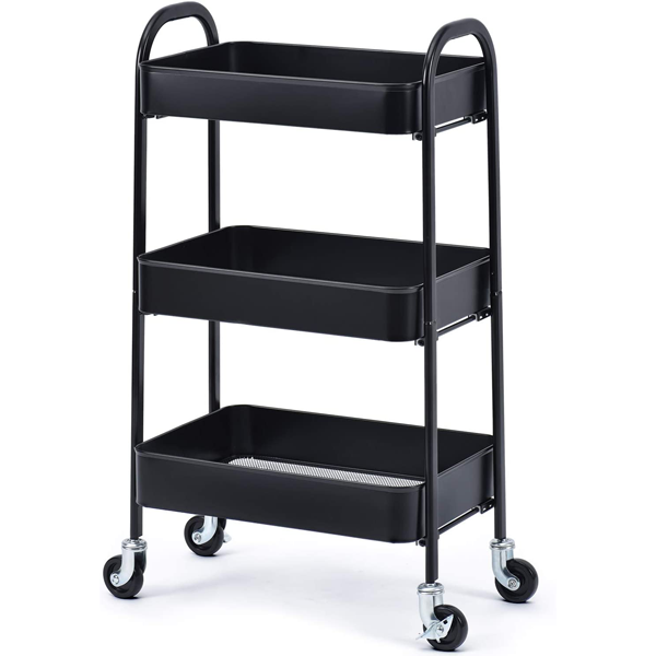 3 Compartment Kitchen Trolley