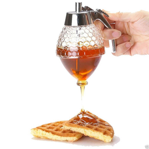 Honey Dispenser with Stand and Stopper