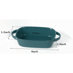 Ceramic Baking Dish With Handle 1 Pcs