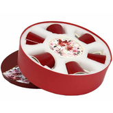Angela Cup & Saucer Set - Red Flowers