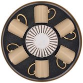 Angela Cup & Saucer Set - Golden