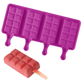 Silicone Popsicle Ice Cream Mold 4 Cavity