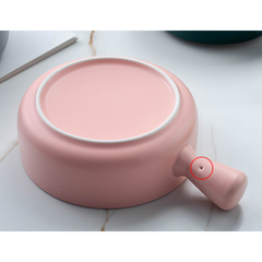 Porcelain Soup Bowl With Handle 2Pcs
