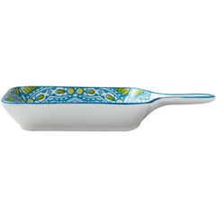 Porcelain Serving Dishes With Handle 2Pcs
