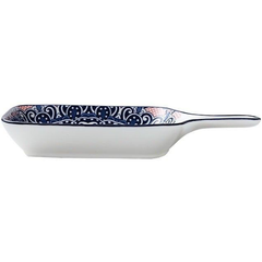 Porcelain Serving Dishes With Handle 2Pcs