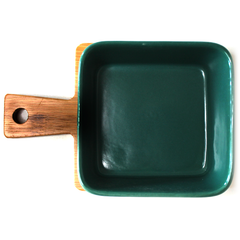 Porcelain Dip Bowl With Tray