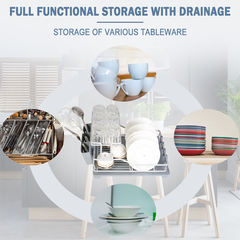 Aluminum Rustproof Dish Rack