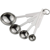 Stainless Steel Measuring Spoon Set Heavy Gauge - bakeware bake house kitchenware bakers supplies baking