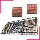 Acrylic Chocolate Mold House Walls - bakeware bake house kitchenware bakers supplies baking