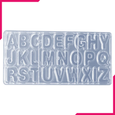 Cake Decor 26 Cavity Alphabet Shape Polycarbonate Chocolate Mold - bakeware bake house kitchenware bakers supplies baking