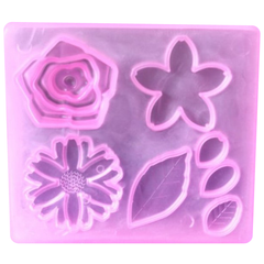 Silicone Soft Flower Mold - bakeware bake house kitchenware bakers supplies baking