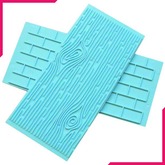 2Pc Set Brick Wall & Wood Grain Press Plate Baking Decor Design Tool - bakeware bake house kitchenware bakers supplies baking