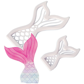 Fish Tail Fondant & Cookie Cutter 2Pcs Set - bakeware bake house kitchenware bakers supplies baking