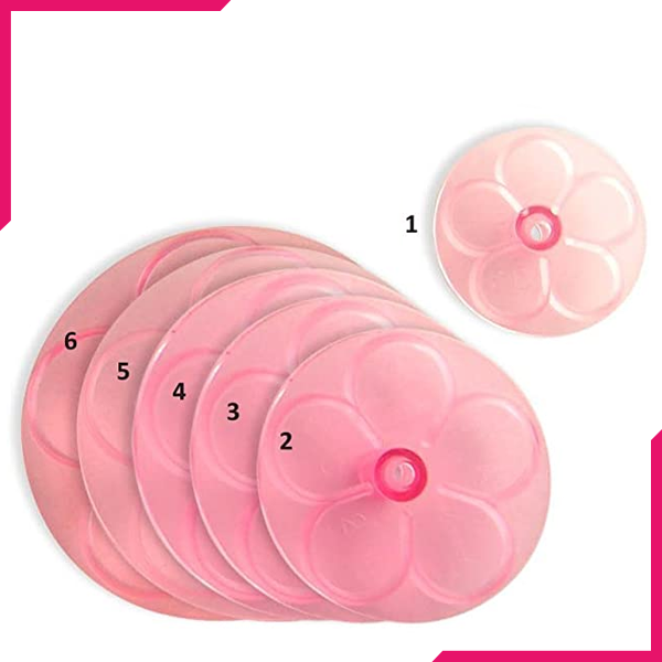 Roses Pink Flower Fondant 6 Pcs Cutter Set - bakeware bake house kitchenware bakers supplies baking