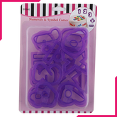 Numerals & Symbol Cutter - bakeware bake house kitchenware bakers supplies baking
