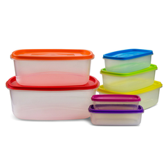7 Pieces Home Food Storage Container Rectangle - bakeware bake house kitchenware bakers supplies baking