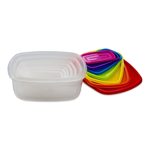 7 Pieces Home Food Storage Container Rectangle - bakeware bake house kitchenware bakers supplies baking