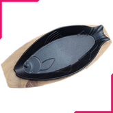 Cast Iron Fish Shaped Baking Dish Pan - bakeware bake house kitchenware bakers supplies baking