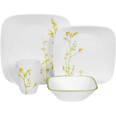 Corelle 16 Pcs Square Dinnerware Set - Kobe - bakeware bake house kitchenware bakers supplies baking