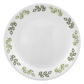 Corelle Livingware 8.5" Luncheon Plate Neo Leaf - bakeware bake house kitchenware bakers supplies baking