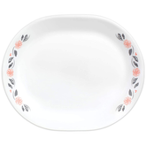 Corelle Livingware 12.25" Serving Platter Tangerine Garden - bakeware bake house kitchenware bakers supplies baking