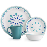 Corelle Livingware Series 16 Pcs Set Santorini - bakeware bake house kitchenware bakers supplies baking