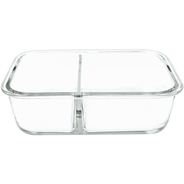 Pyrex Mealbox 5.5 Cup Divided Glass Food Storage