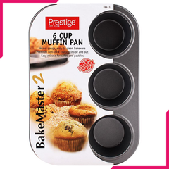 Prestige 6 Cup Muff Pan - bakeware bake house kitchenware bakers supplies baking