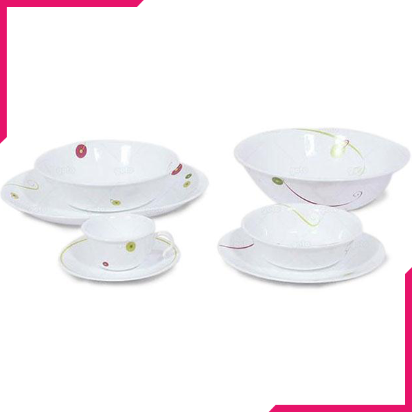 Corelle Deluxe Series 40 Pcs Set Royal Sequins - bakeware bake house kitchenware bakers supplies baking