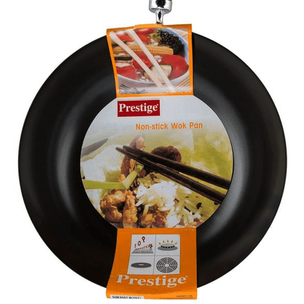 Prestige 24cm Wok Pan - bakeware bake house kitchenware bakers supplies baking