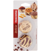Tescoma Delicia Mini Cupcake Liner Coffee Theme - bakeware bake house kitchenware bakers supplies baking