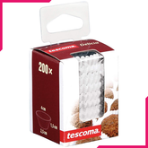 Tescoma Mini White Paper Baking Cup - bakeware bake house kitchenware bakers supplies baking