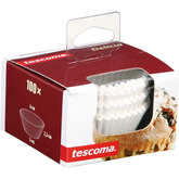 Tescoma White Paper Cupcake Liner - bakeware bake house kitchenware bakers supplies baking
