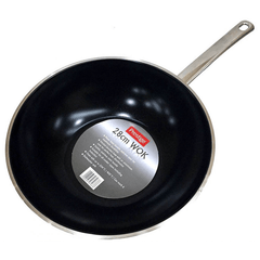 Prestige 28 Cm Ss Ns Wok Pan - bakeware bake house kitchenware bakers supplies baking