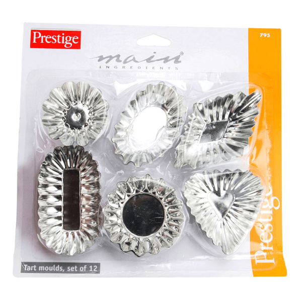 Prestige 12pcs Tart Mould - bakeware bake house kitchenware bakers supplies baking