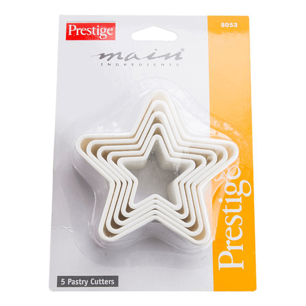 Prestige 5Pcs Star Shape Pastry - bakeware bake house kitchenware bakers supplies baking