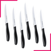 Tescoma 12cm 6Pcs Steak Knife Set - bakeware bake house kitchenware bakers supplies baking