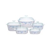 Corningware 10 Pcs Chef Classic Set Provincial Blue - bakeware bake house kitchenware bakers supplies baking
