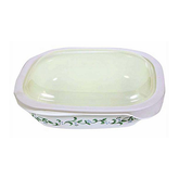 Corelle 1.89L Oblong Dish Country Cottage with plastic cover - bakeware bake house kitchenware bakers supplies baking