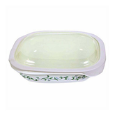 Corelle 2.83L Oblong Dish Country Cottage with plastic cover - bakeware bake house kitchenware bakers supplies baking