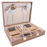 Elegant Cutlery Set 52Pcs -Silver Lines