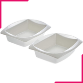 Symphony Rectangle Baker Set 2Pcs - bakeware bake house kitchenware bakers supplies baking