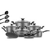 Kitchen King Trend Cook Set 15Pcs Gray - bakeware bake house kitchenware bakers supplies baking