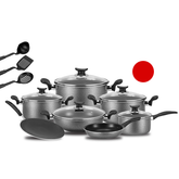 Kitchen King Trend Cook Set 15Pcs Red - bakeware bake house kitchenware bakers supplies baking