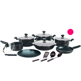 Kitchen King Lumina Cook Set 15Pcs Pink - bakeware bake house kitchenware bakers supplies baking