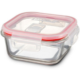 Pyrex Easy Vent Square Glass Food Storage Container - bakeware bake house kitchenware bakers supplies baking