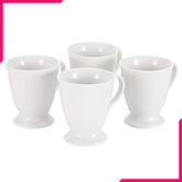 Symphony Footed Mug Set 4Pcs - bakeware bake house kitchenware bakers supplies baking