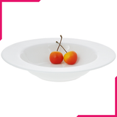 Wilmax Fine Porcelain Deep Plate 8" - bakeware bake house kitchenware bakers supplies baking