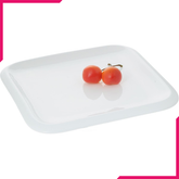 Wilmax Fine Porcelain Dessert Plate 8" X 8" - bakeware bake house kitchenware bakers supplies baking